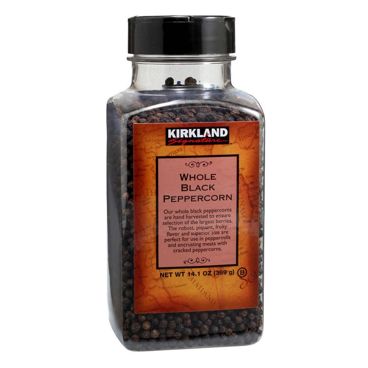 Kirkland Signature Whole Black Peppercorn 14.1 Ounce Image 1