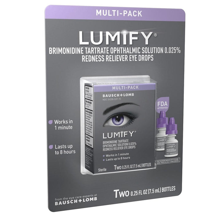 Lumify Redness Reliever Eye Drops (0.25 Fluid Ounce 2 Pack) Image 2