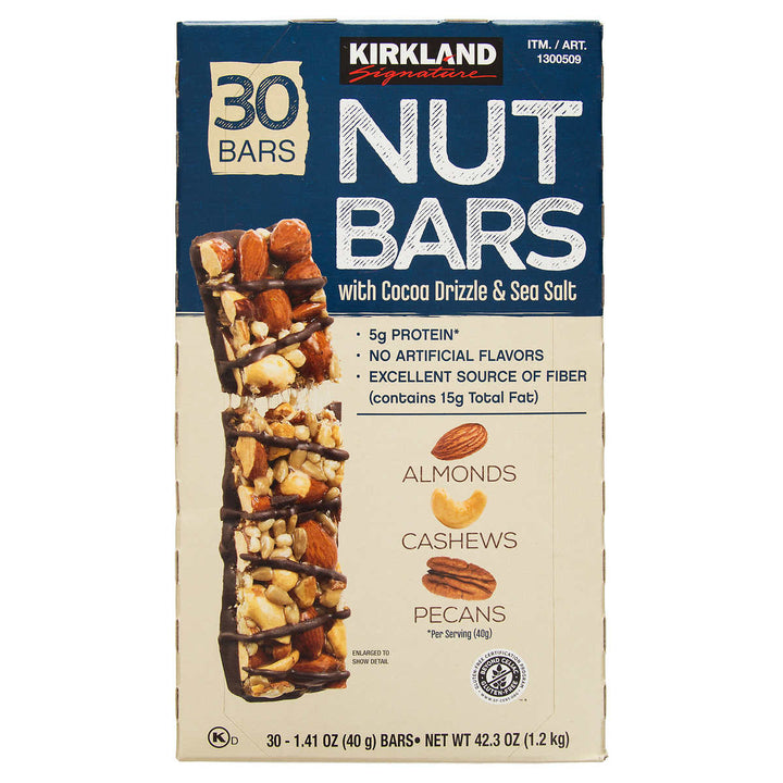 Kirkland Signature Nut Bars1.41 Ounce (Pack of 30) Image 1