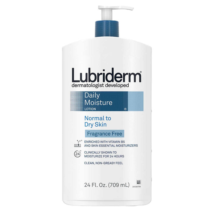 Lubriderm Daily Moisture Lotion Fragrance Free 3-pack Image 3