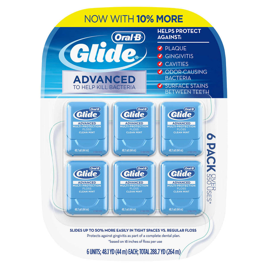 Oral-B Glide Advanced Floss6-pack Image 1