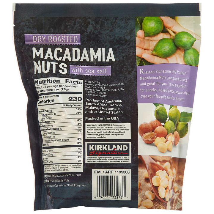 Kirkland Signature Dry Roasted Macadamia Nuts24 oz. Image 2