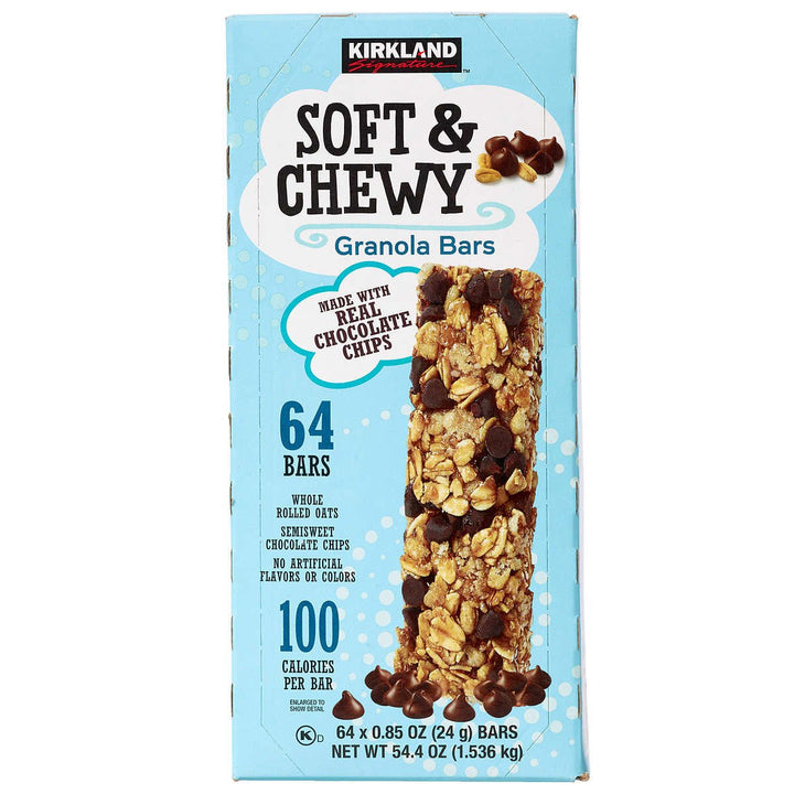 Kirkland Signature Soft and Chewy Granola Bars 0.85 Ounce (Pack of 64) Image 1