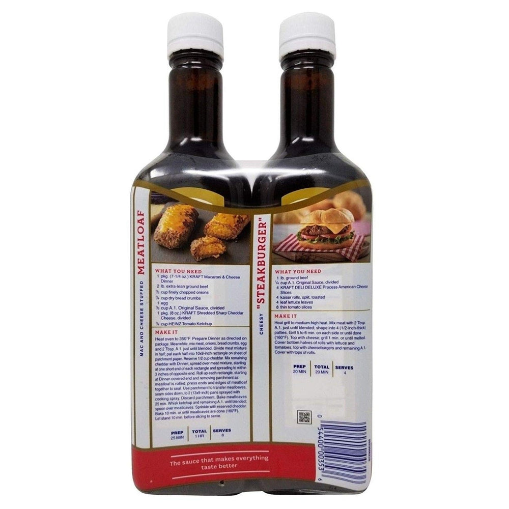 A1 Original Sauce for SteakPork and Chicken20 Ounce (Pack of 2) Image 2