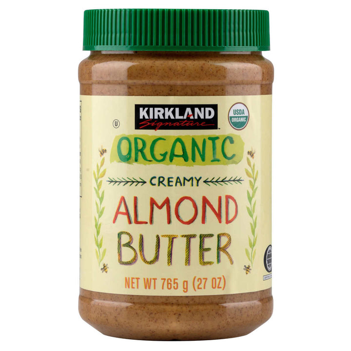 Kirkland Signature Organic Creamy Almond Butter, 27 Ounce Image 1