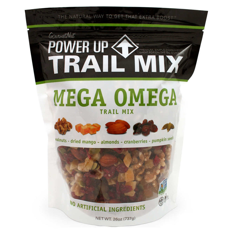 Gourmet Nut Power Up Trail Mix Mega Omega 26 Ounce Image 1