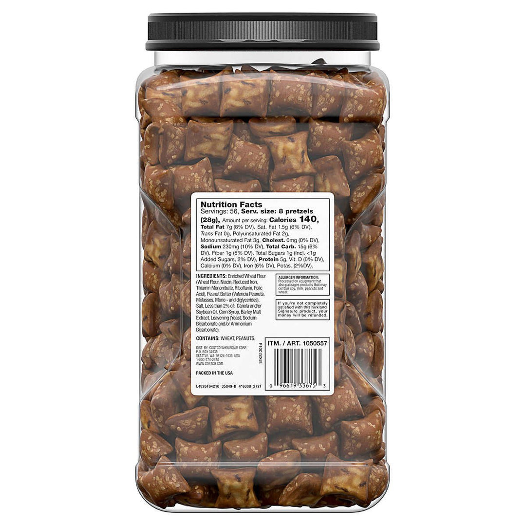 Kirkland Signature Peanut Butter Filled Pretzel Nuggets 55 Ounce Image 2