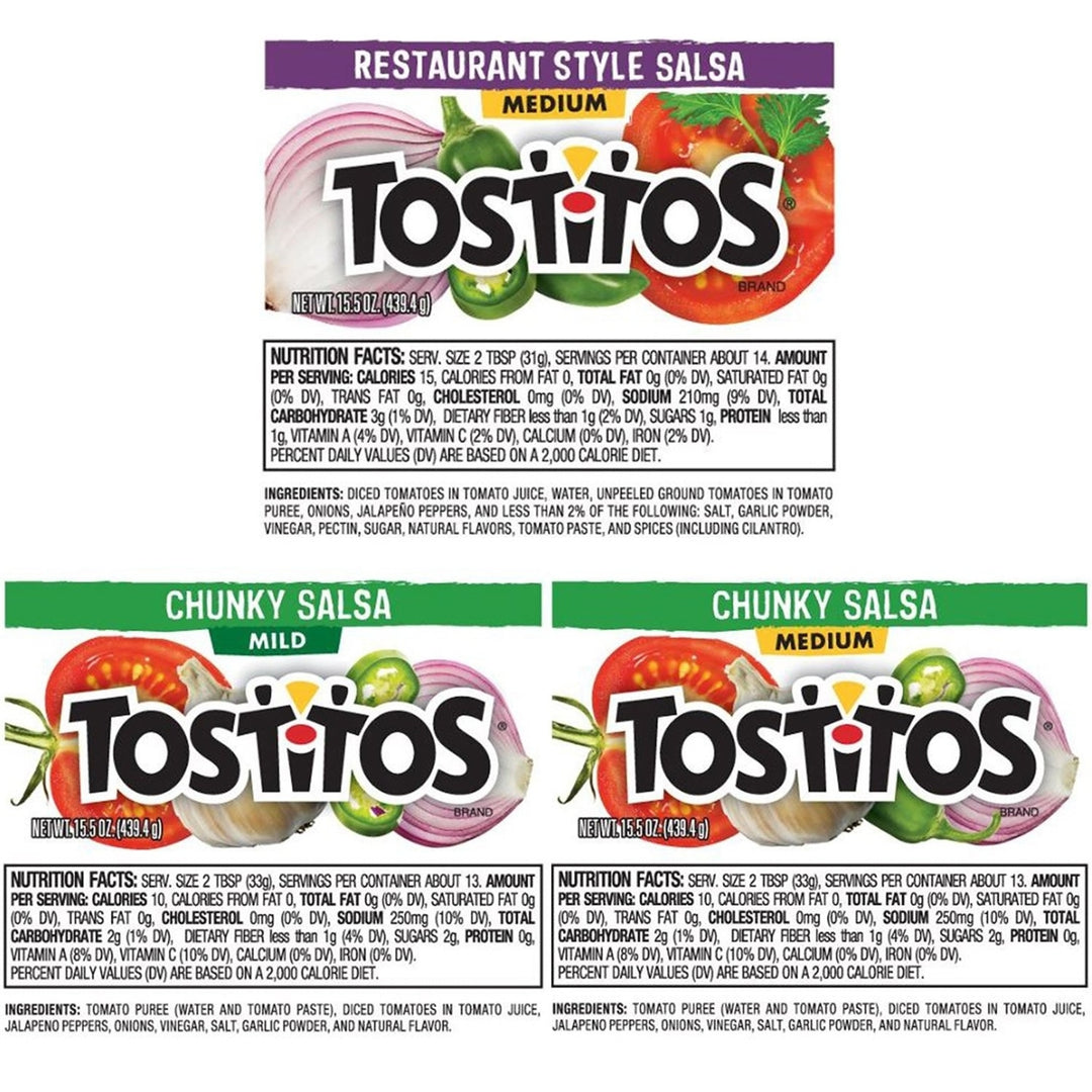 Tostitos Salsa Variety Pack (15.5 Ounce 3 Pack) Image 2