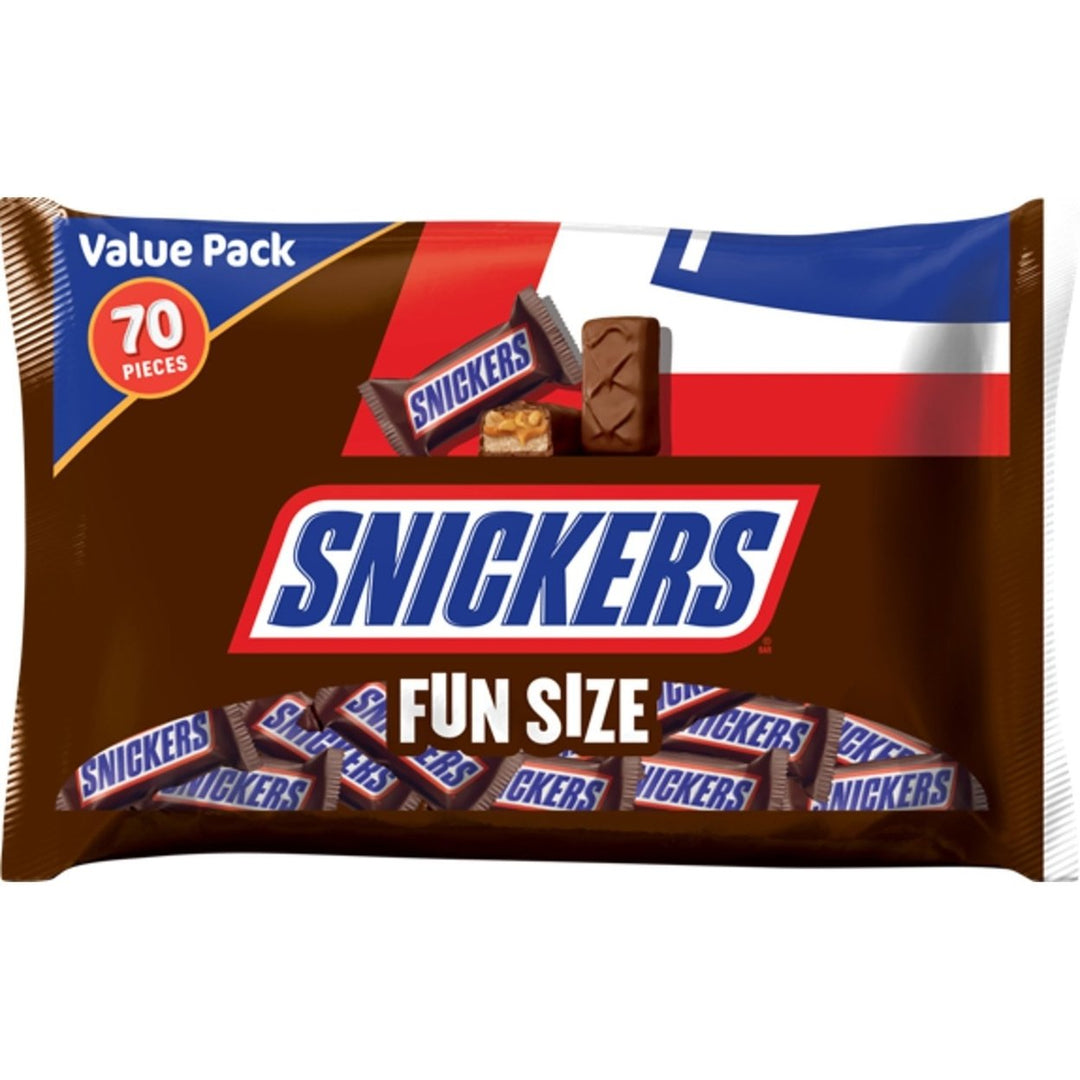 Snickers Fun Size Chocolate Candy (42 Ounce 70 Count) Image 1