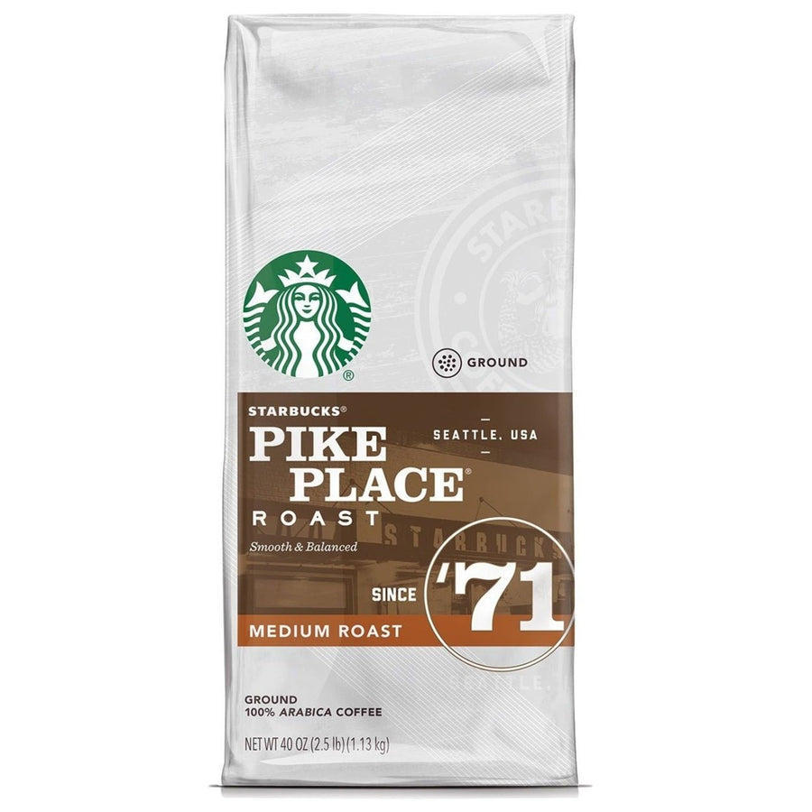 Starbucks Pike Place Medium Roast Ground Coffee (40 Ounce) Image 1