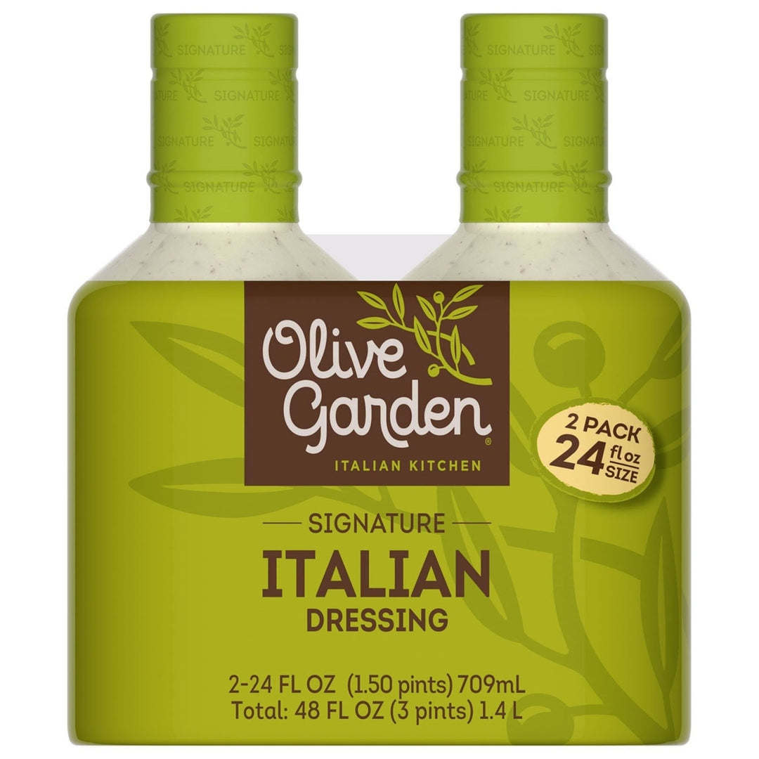 Olive Garden Signature Italian Dressing24 Ounce Bottle (Pack of 2) Image 1
