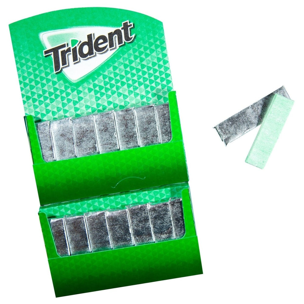 Trident Spearmint Sugar-Free Gum (15 Pack) Image 2