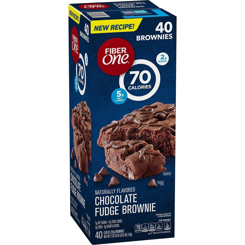 Fiber One Brownies Chocolate Fudge 70 Calories (40 Count) Image 2