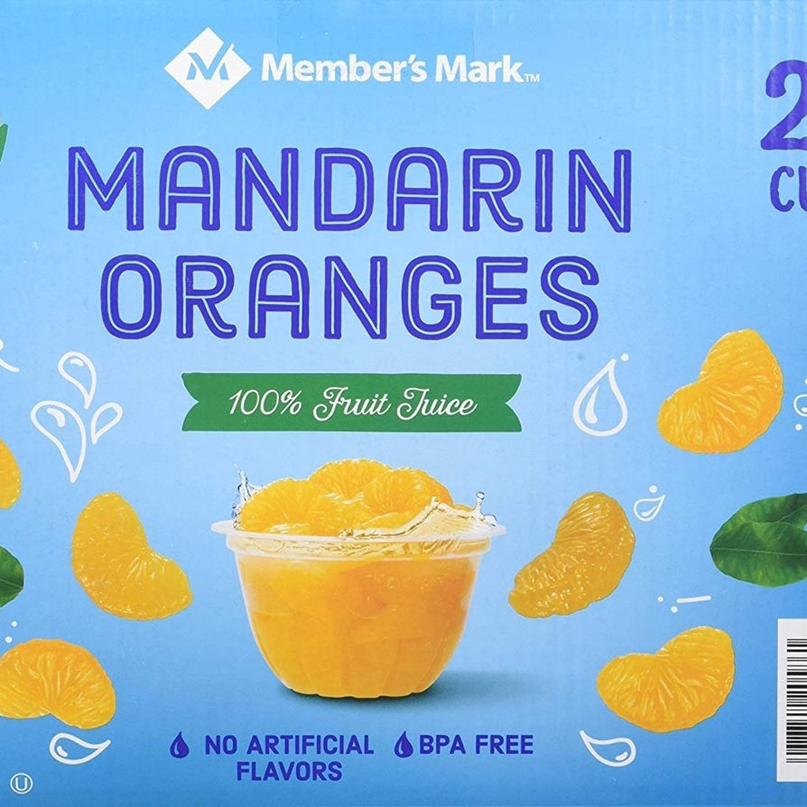 Members Mark Mandarin Oranges (4 Ounce ea. 24 Pack) Image 1