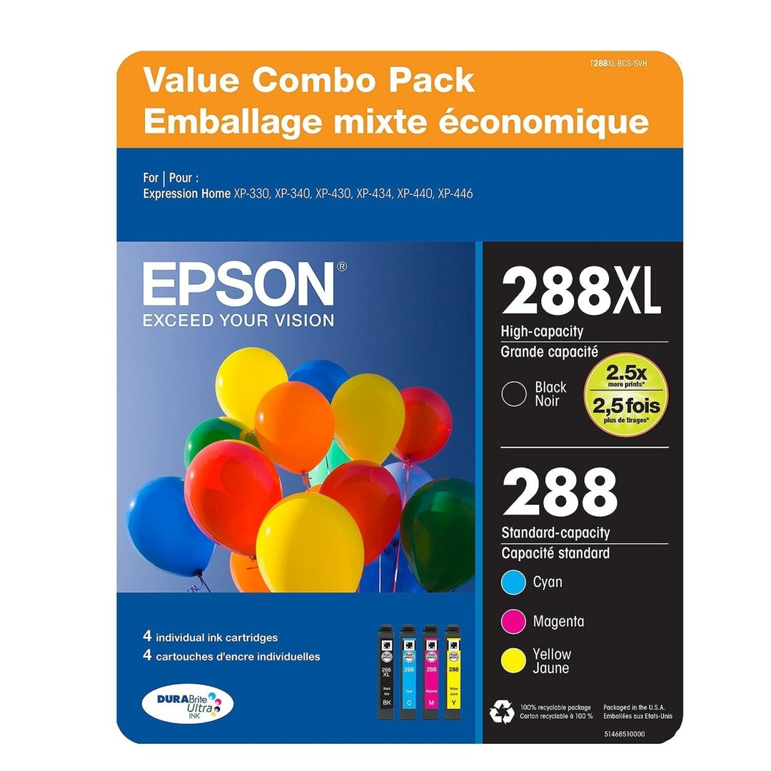 Epson DURABrite Ultra 288 Ink Value Club Pack Image 1