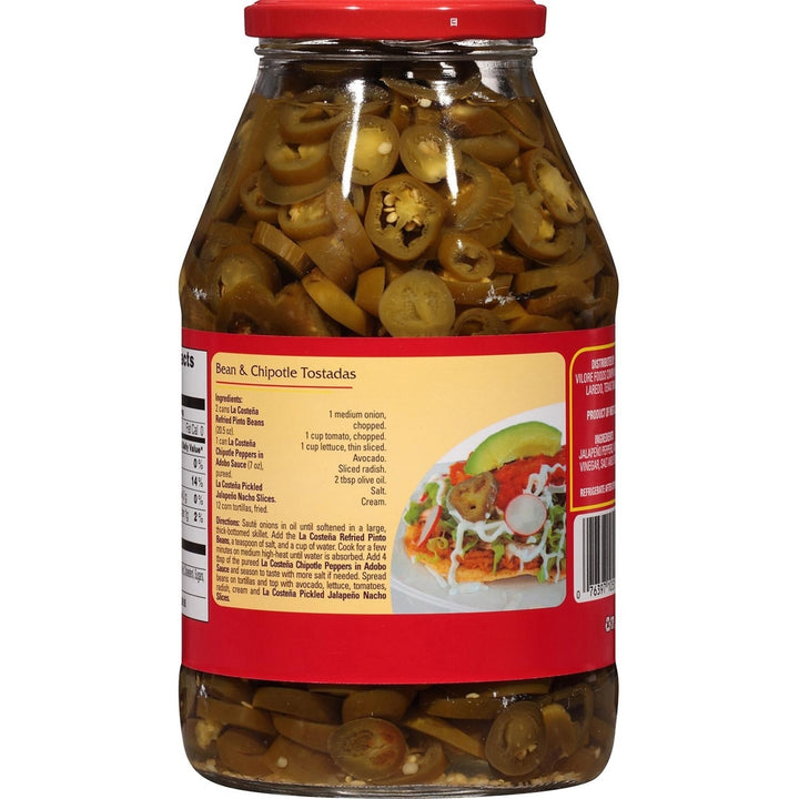 La Costena Pickled Jalapeno Nacho Slices (64 Ounce) Image 3