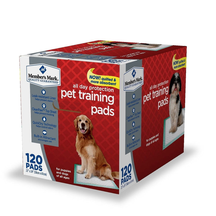 Members Mark Pet Training Pads 23" x 24" (120 Count) Image 2