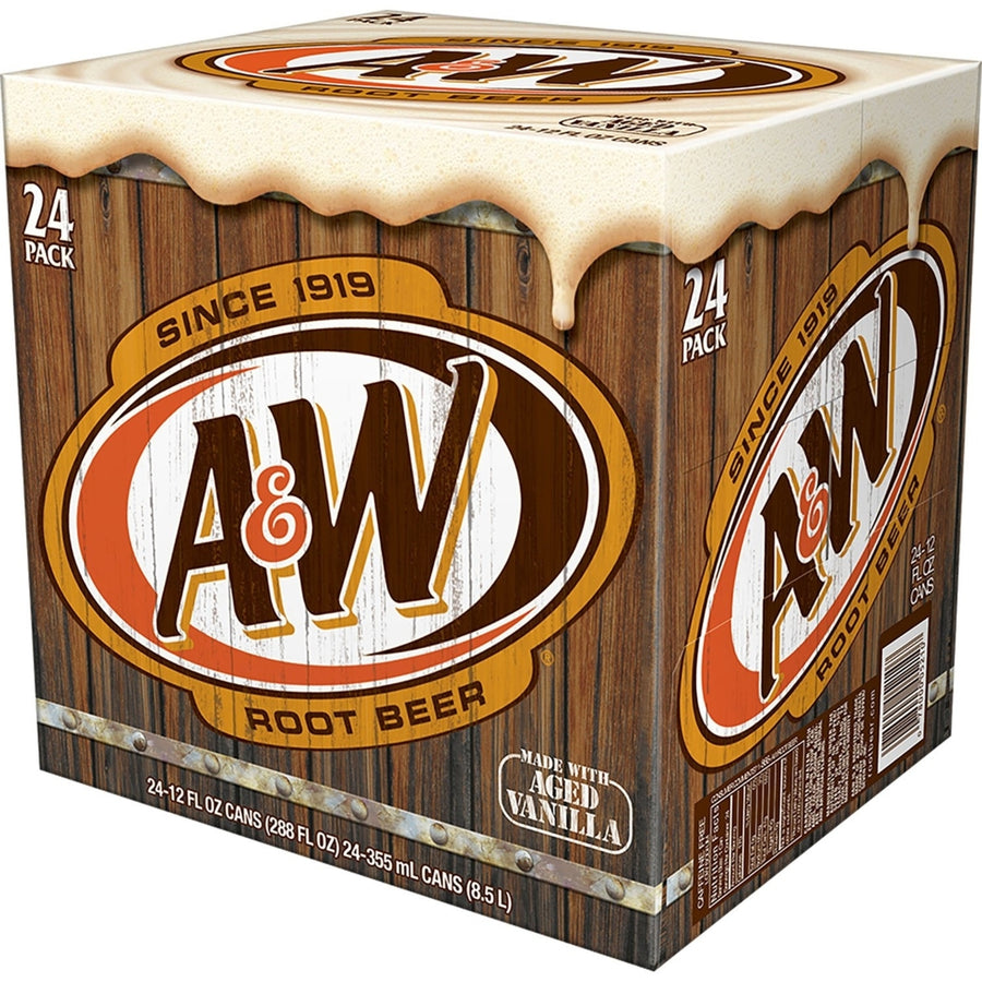AandW Root Beer (12 Ounce cans24 Pack) Image 1