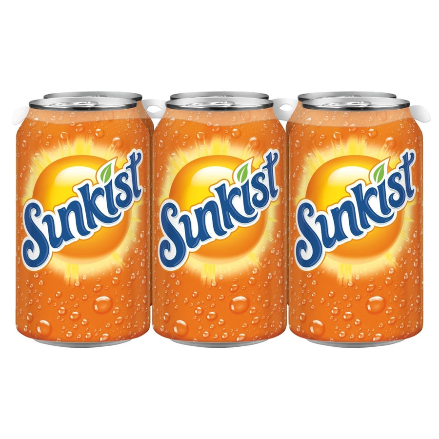 Sunkist Orange Soda (12 Ounce cans 24 Pack) Image 1