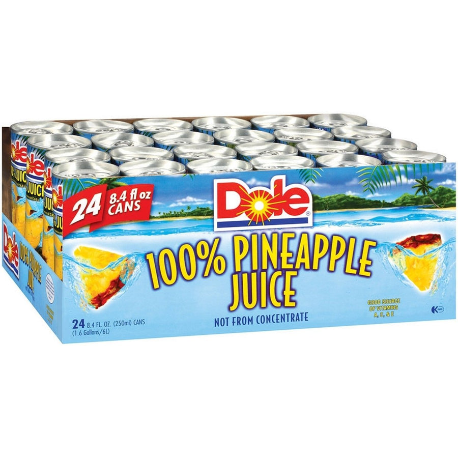 Dole 100% Pineapple Juice (8.4 Ounce24 Count) Image 1