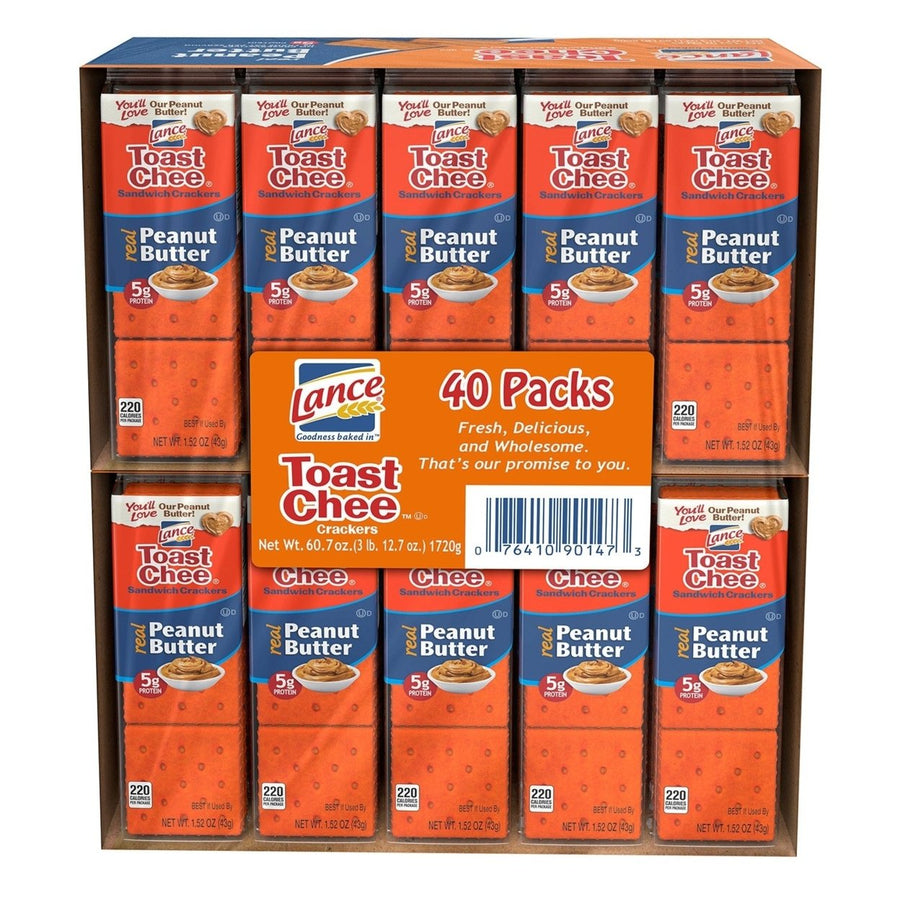 Lance Toast Chee Peanut Butter Crackers (40 Count) Image 1