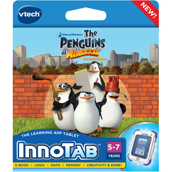 Vtech InnoTab Software - Penguins of Madagascar Image 1