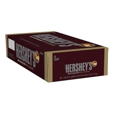 Hersheys Milk Chocolate with Almonds Bars (1.45 Ounce 36 Count) Image 1