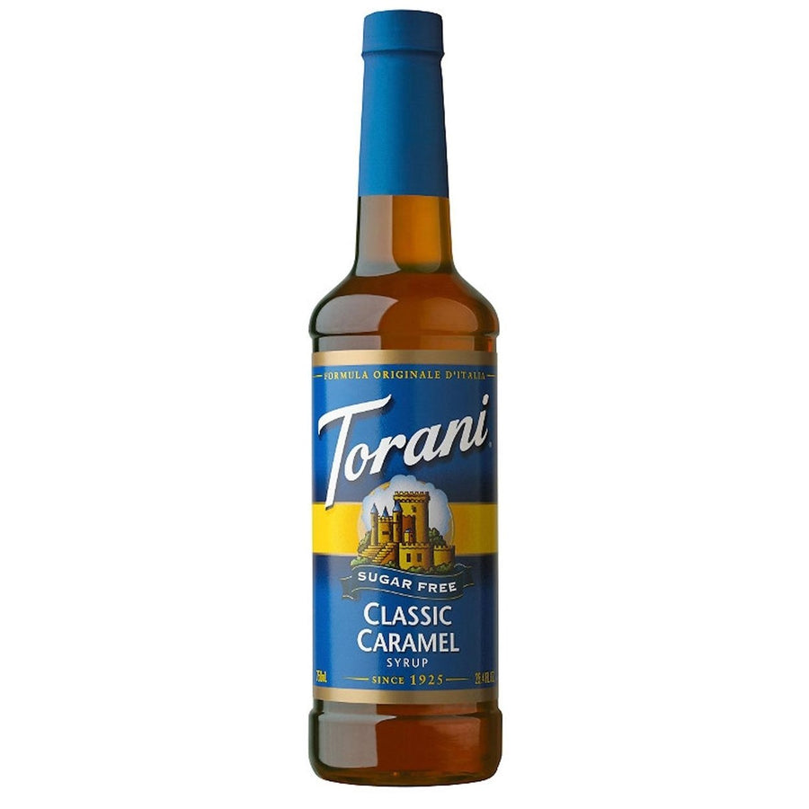 Torani Sugar-Free Classic Caramel Syrup (750 mL) Image 1