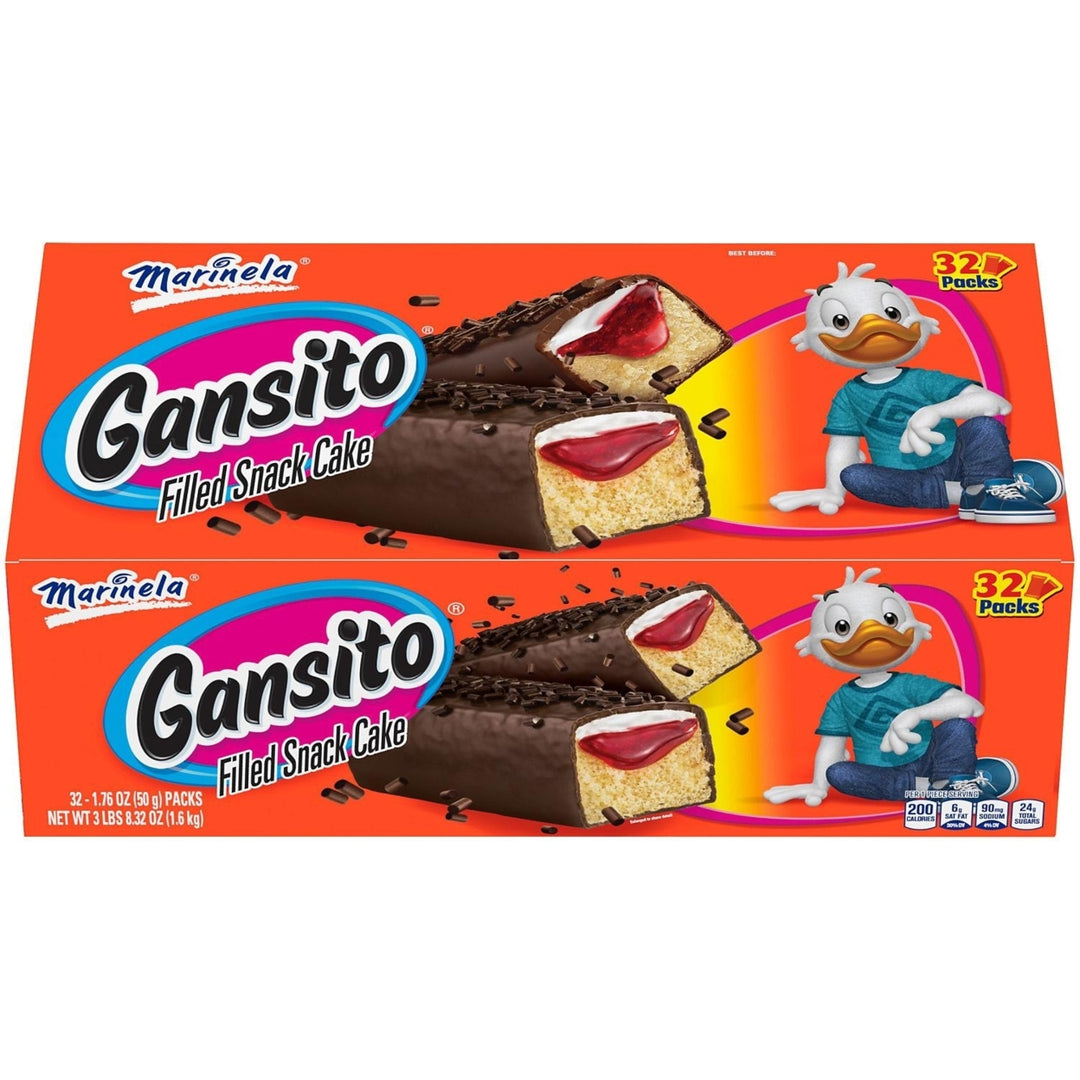 Marinela Gansito Snack Cakes 1.76 Ounce (Pack of 32) Image 1