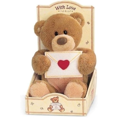 Thinking of You with Love Brown Bear with Letter Image 1