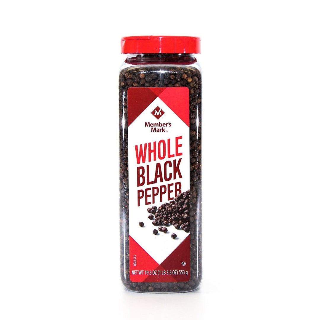 Members Mark Whole Black Peppercorns (19.5 Ounce) Image 1