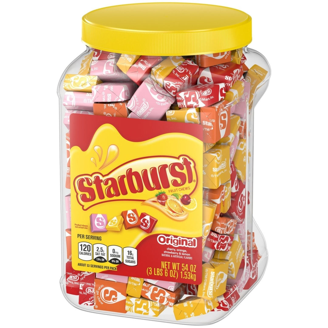 Starburst Original Fruit Chews Candy Jar (54 Ounce) Image 1