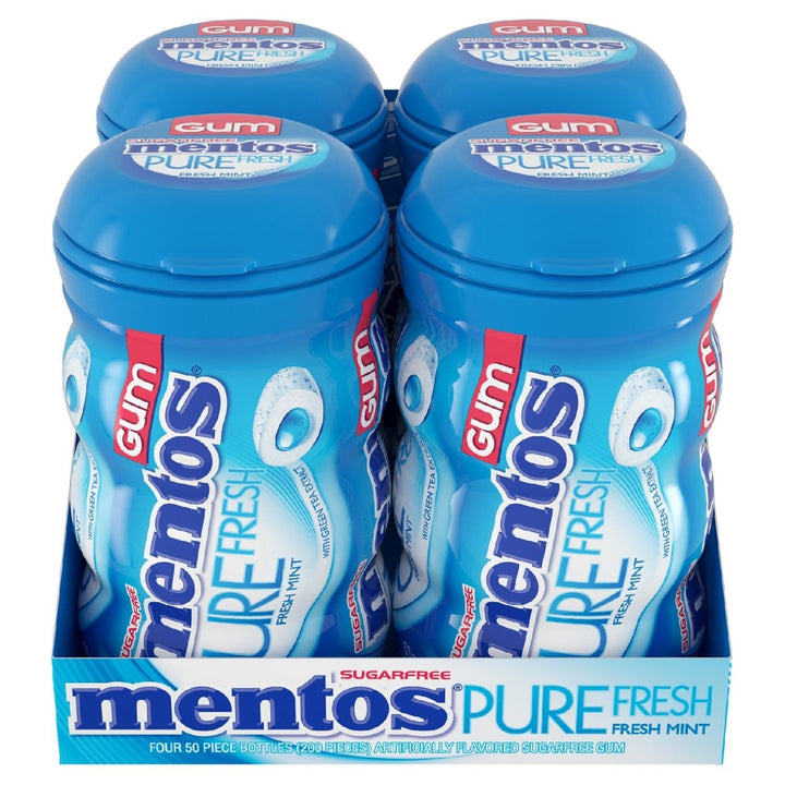 Mentos Pure Fresh Sugar-Free Chewing GumFresh Mint (50 pcs.4 Count) Image 3
