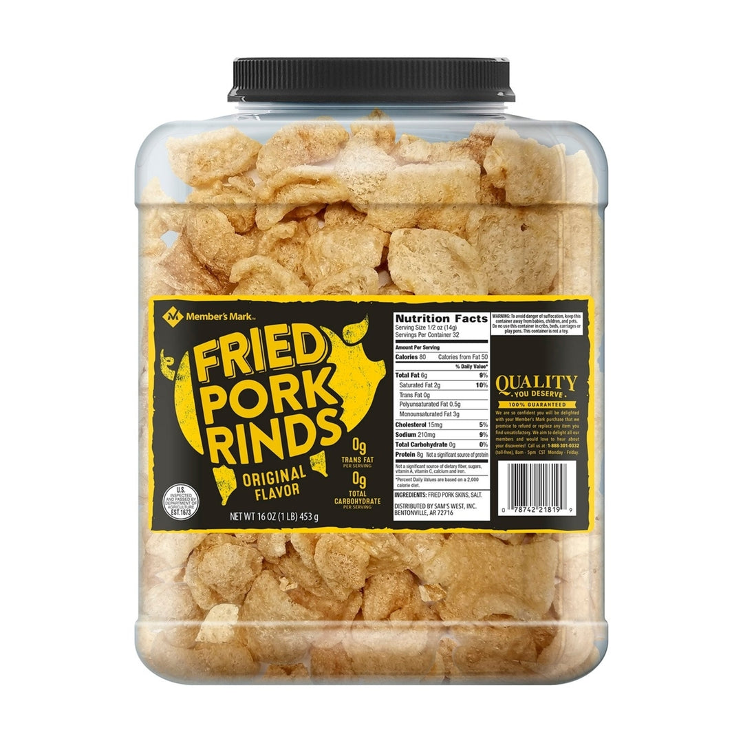 Members Mark Original Fried Pork Rinds (16 Ounce) Image 3