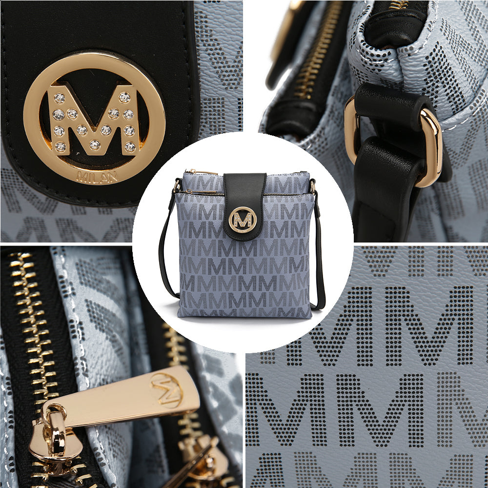 MKF Collection Nadien Milan M Shoulder Bag Signature Crossbody Multi-Functional Handbag by Mia K. Image 11