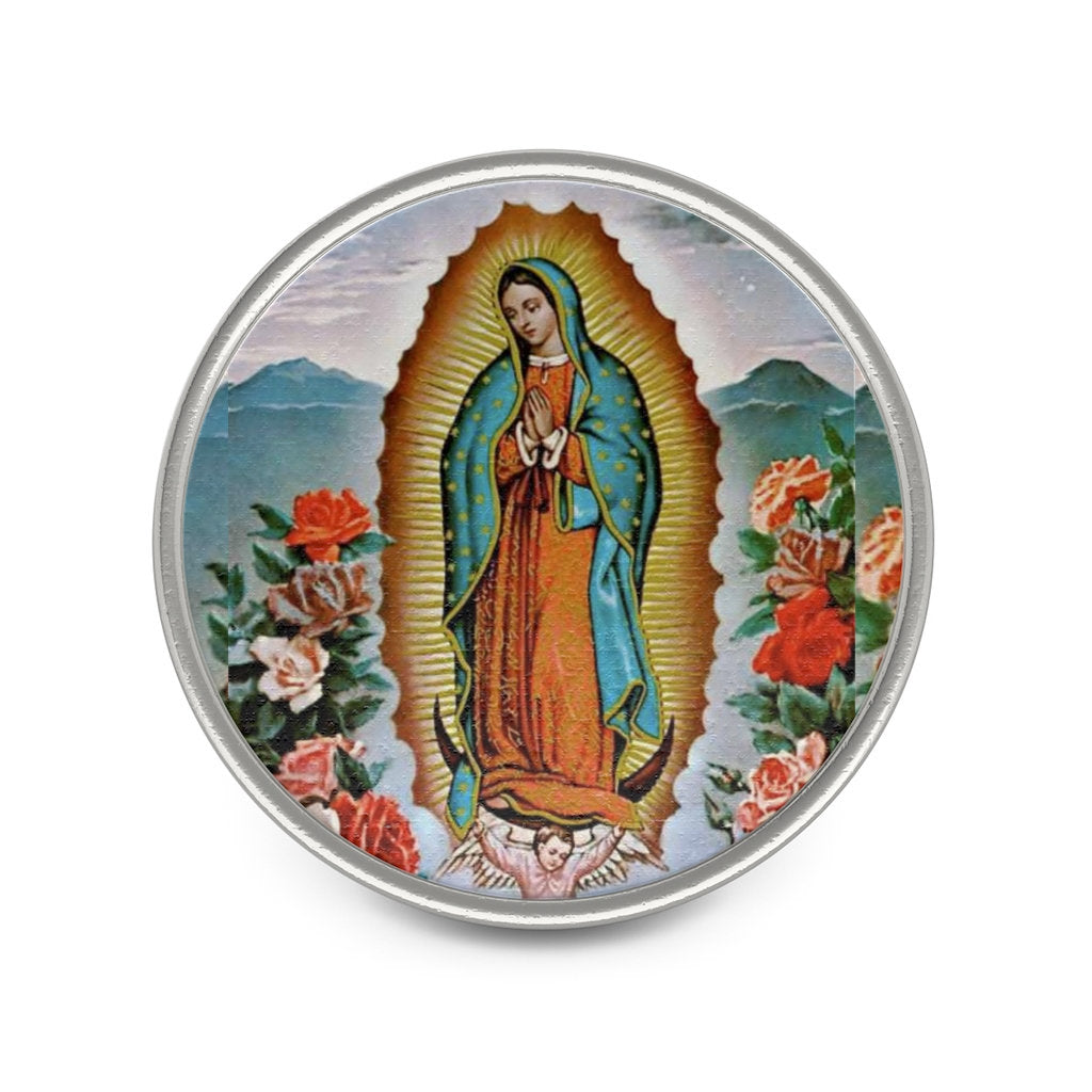 Virgin of Guadalupe Lapel Pin Virgin de Guadalupe Mexico Mexican Maria Mary Religious Religion Seminary Catholic Vatican Image 2