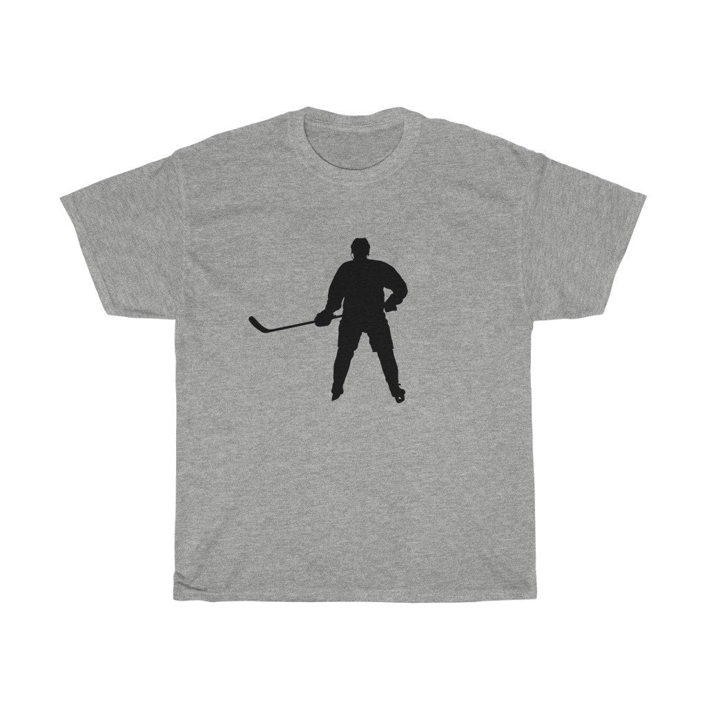 Big Hockey Player Tee Shirt Hockey Player Cotton Unisex T Shirt Your Choice of Colors Hockey Coach For the Love of the Image 6