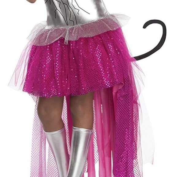 Monster High Catty Noir Pink Wig Girls Costume Accessory Frights Camera Action Rubies Image 2