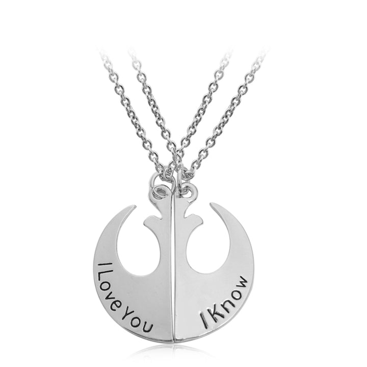 Star Wars I Love You and I Know Necklace Set Image 2