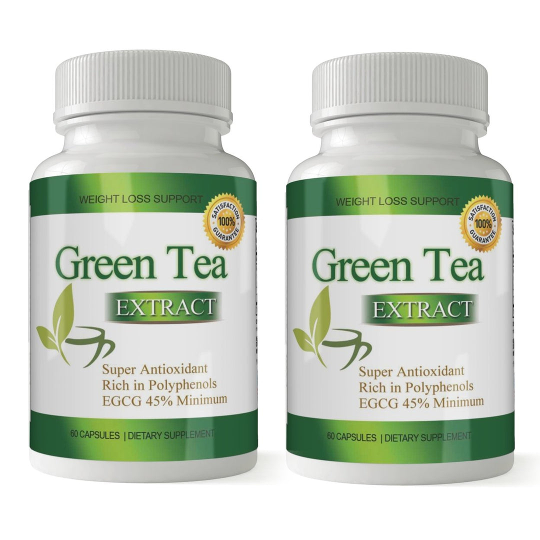 Green Tea Extract Capsules 60 Count Weight Loss Energy Boost Metabolism Support Image 4