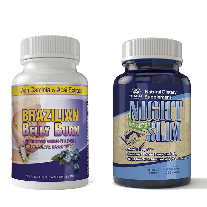 Brazilian Belly Burn and Night Slim Weight Loss Combo Pack Antioxidant Formula Image 1