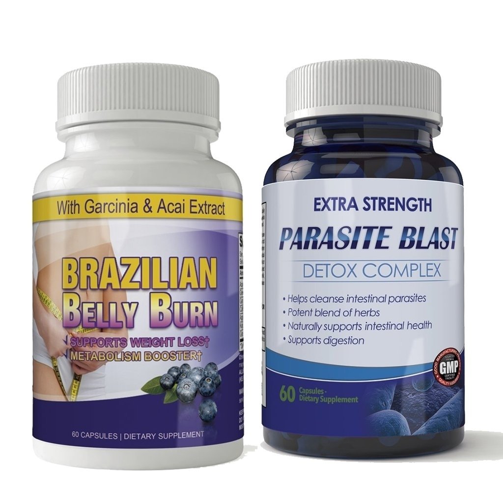 Brazilian Belly Burn and Parasite Blast Detox Combo Pack Antioxidant Cleanse Image 1