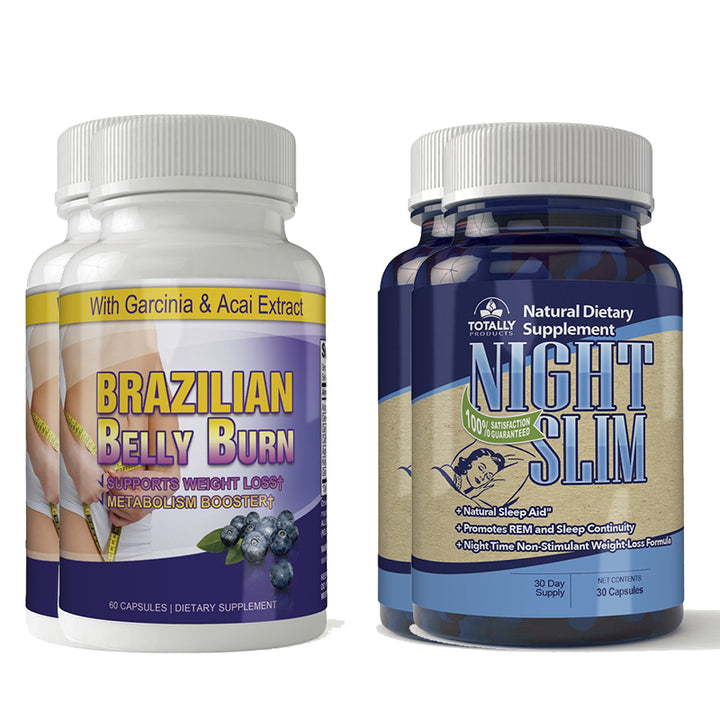 Brazilian Belly Burn and Night Slim Weight Loss Combo Pack Antioxidant Formula Image 2