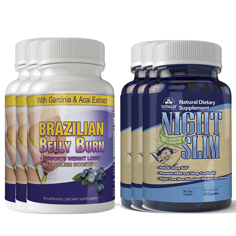 Brazilian Belly Burn and Night Slim Weight Loss Combo Pack Antioxidant Formula Image 3