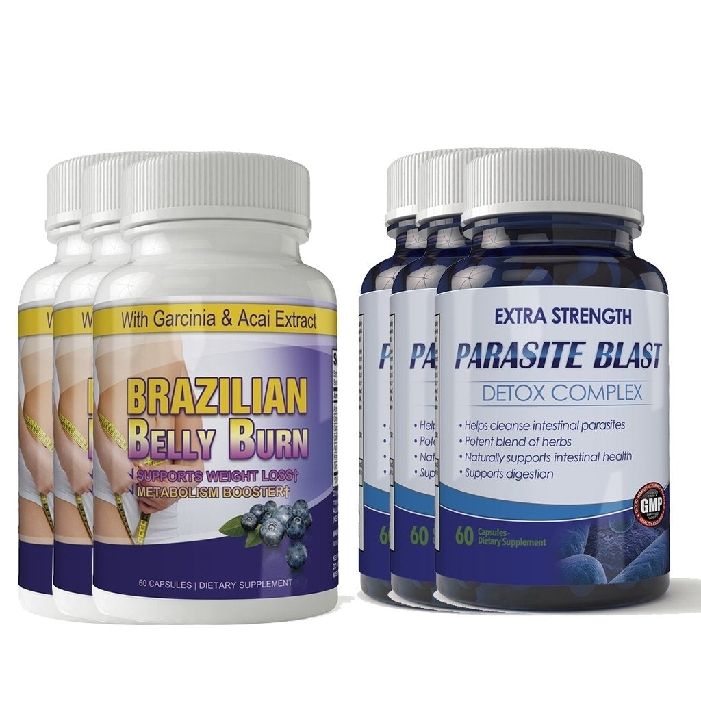 Brazilian Belly Burn and Parasite Blast Detox Combo Pack Antioxidant Cleanse Image 3