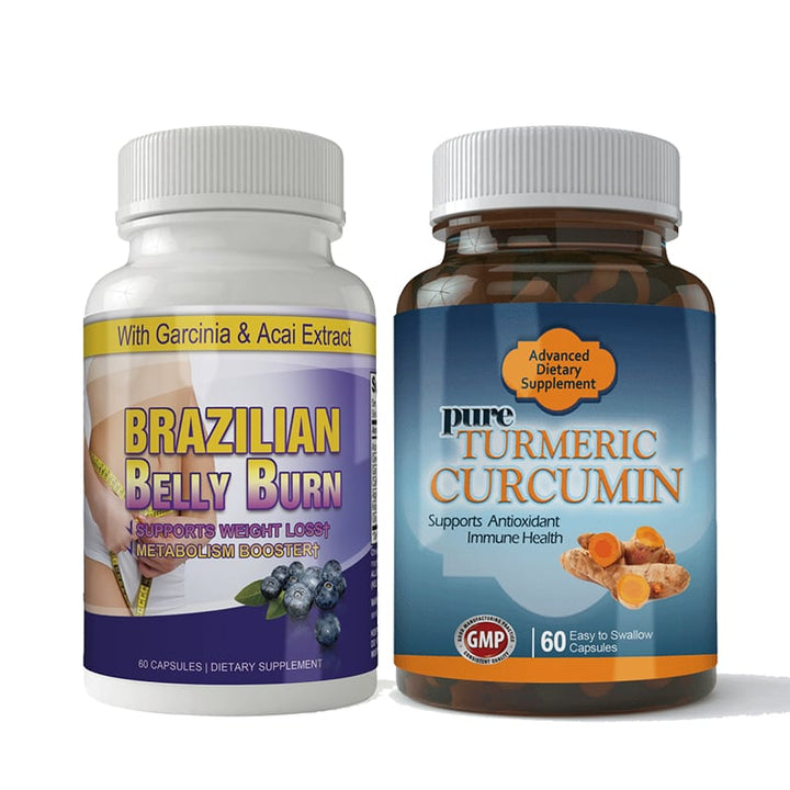 Brazilian Belly Burn and Turmeric Curcumin Combo Pack Image 1