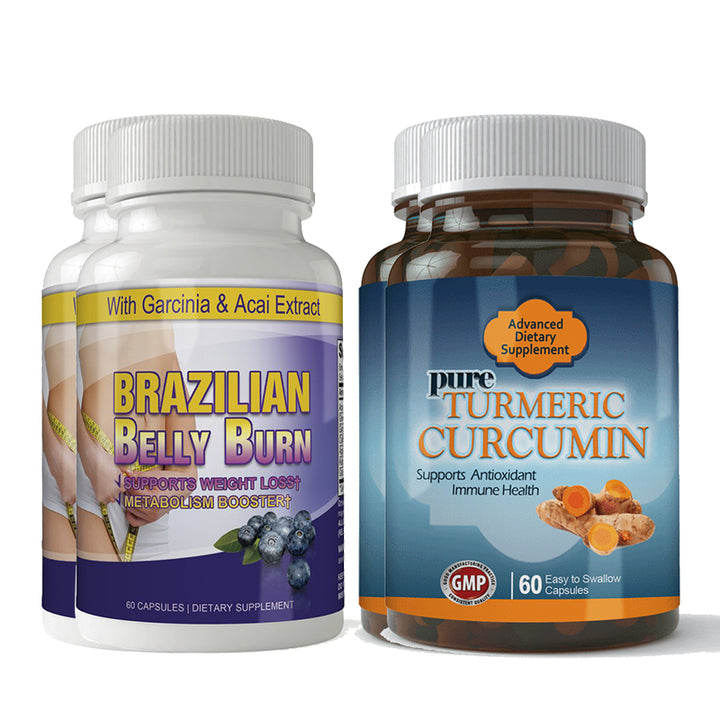 Brazilian Belly Burn and Turmeric Curcumin Combo Pack Image 2