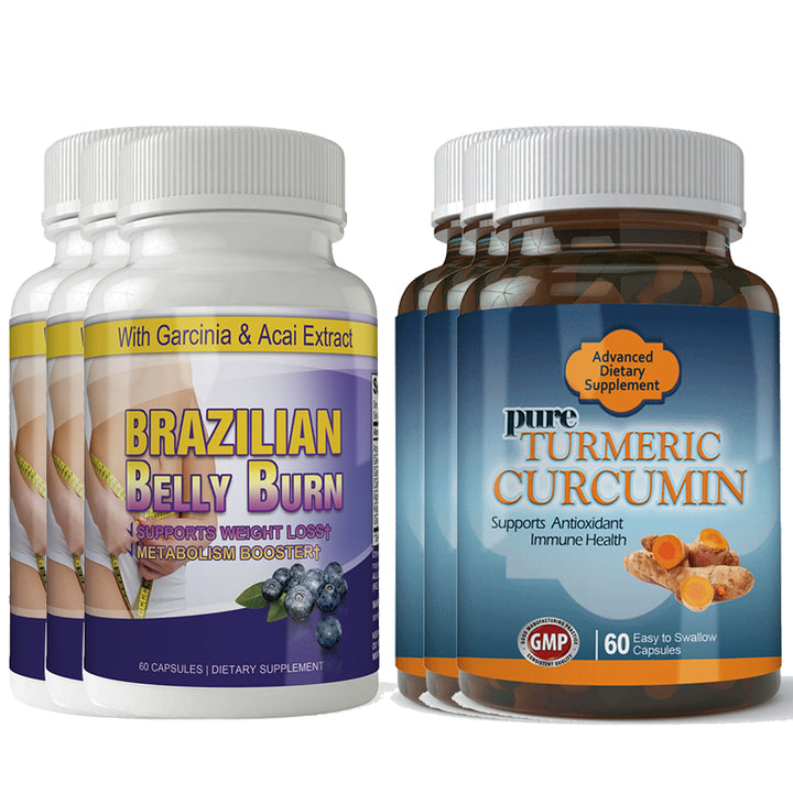 Brazilian Belly Burn and Turmeric Curcumin Combo Pack Image 3