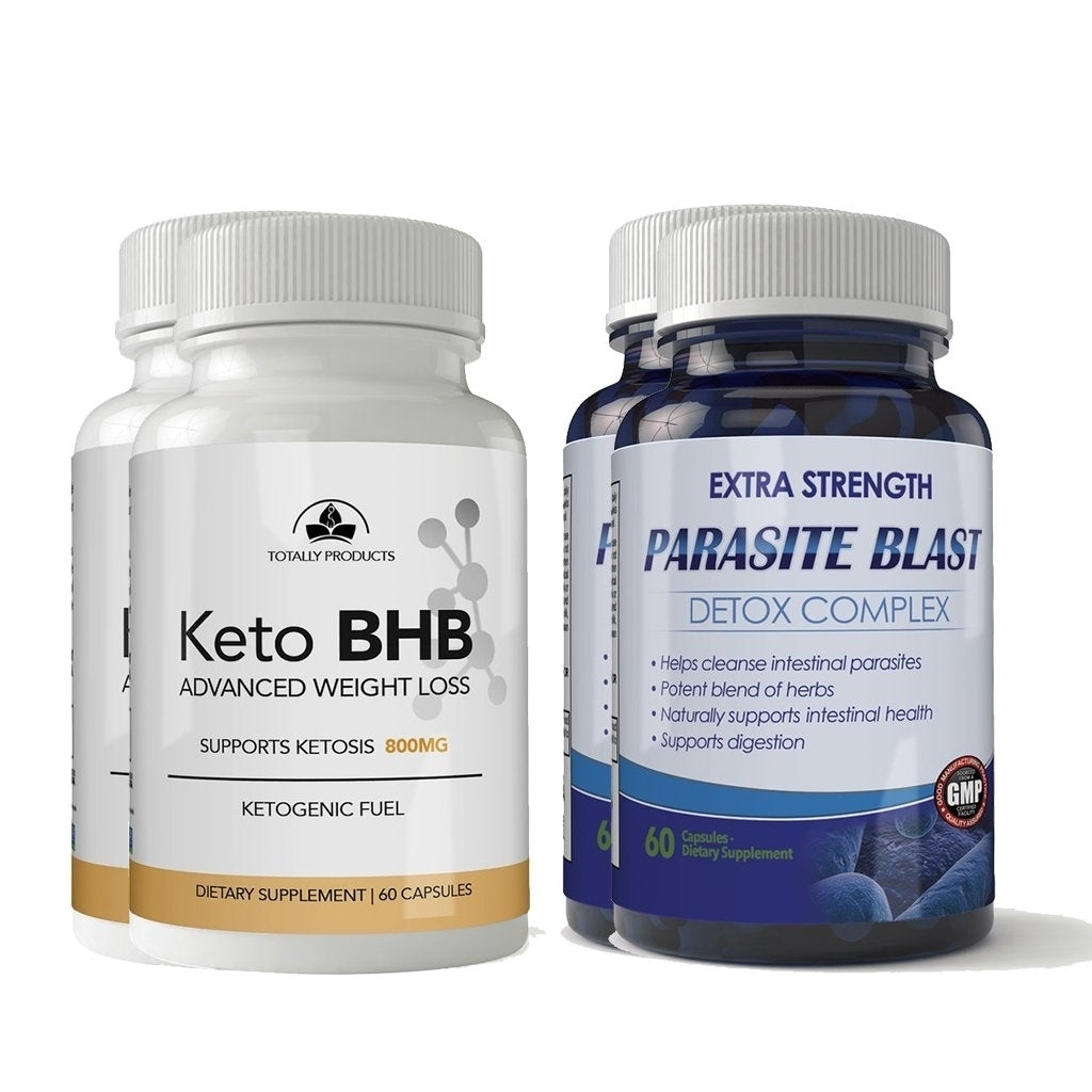 Keto BHB and Parasite Blast Combo Pack Dietary Supplement for Energy and Detox Image 3