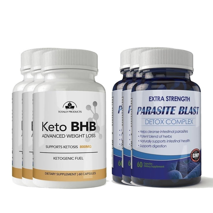 Keto BHB and Parasite Blast Combo Pack Dietary Supplement for Energy and Detox Image 4